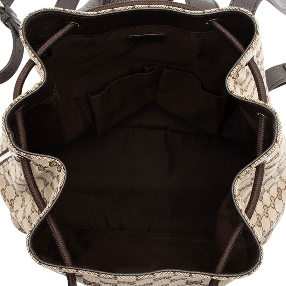 Gucci GG Canvas Drawstring Backpack - Picture 7 of 13